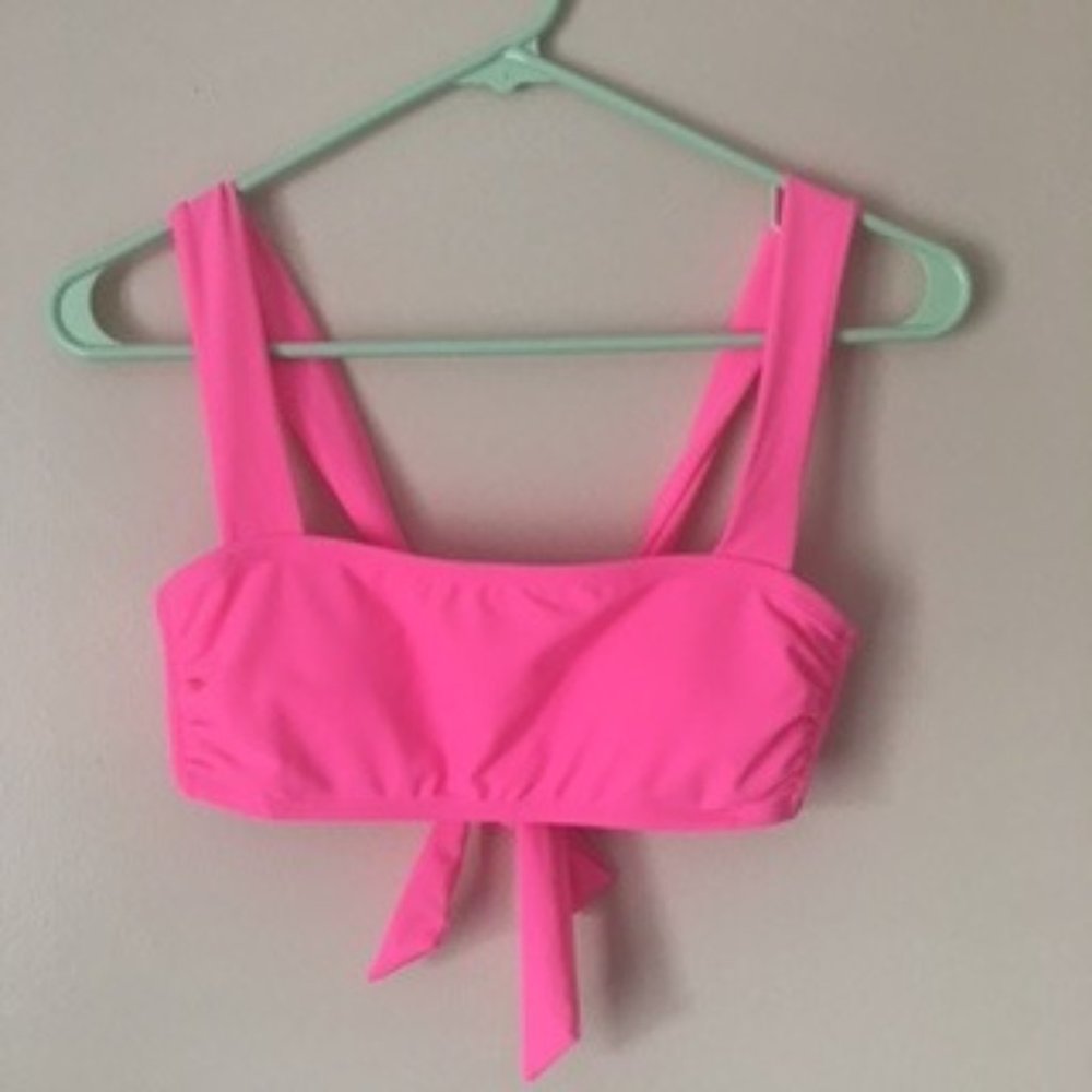 Target Pink Swim Top with Bow
